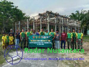 Jalin Kebersamaan, Satgas Pamtas Yonarmed 11 Kostrad Gotong Royong Bangun Masjid di Perbatasan