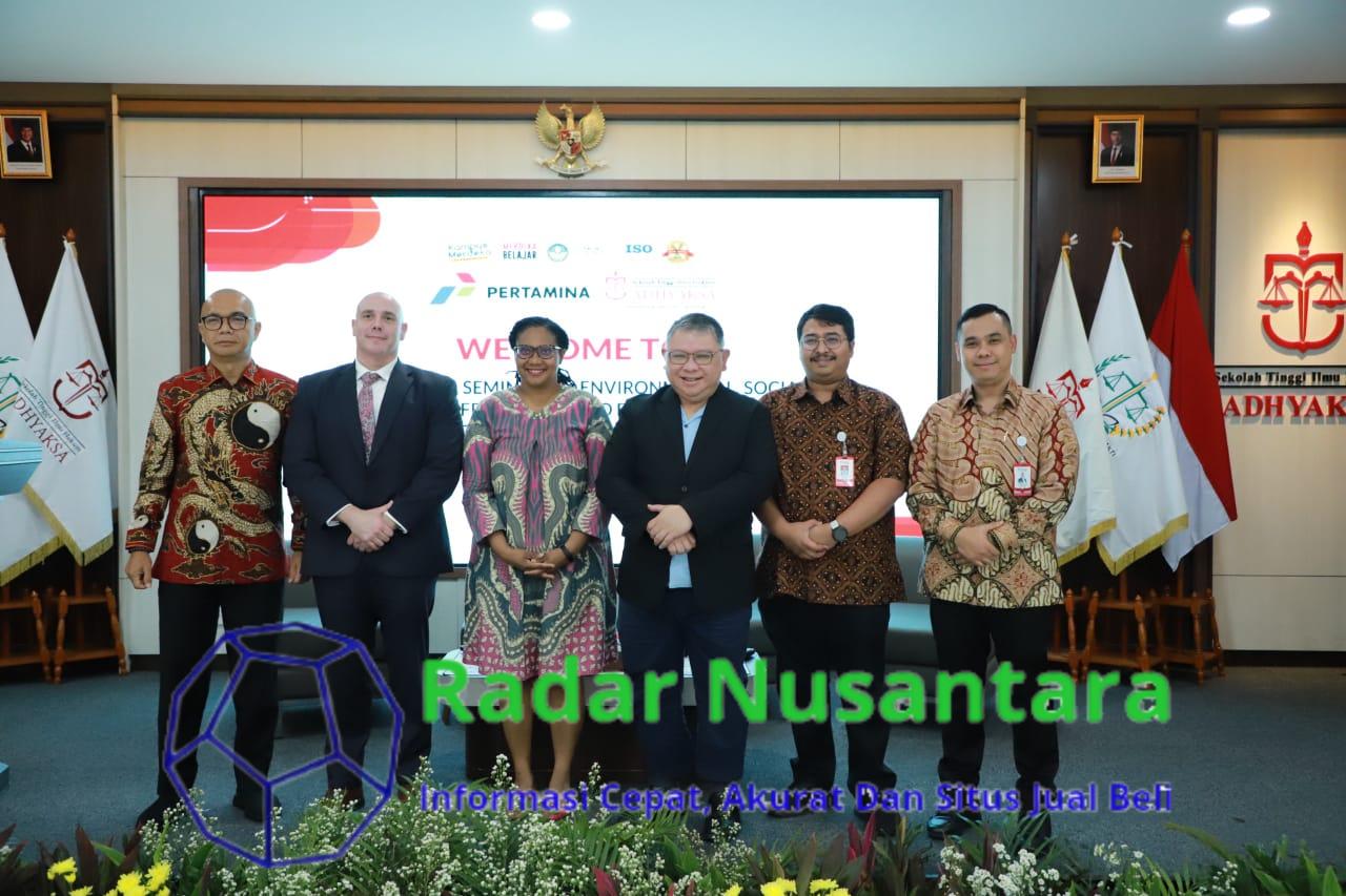 STIH Adhyaksa Menggelar Seminar Internasional: Bahas ESG dan Perlindungan Data untuk Mendukung Visi Indonesia Emas 2045