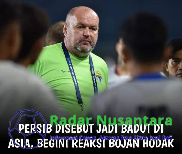 Persib Disebut Jadi Badut di Asia, Begini Reaksi Bojan Hodak