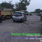 Dishub Kecamatan Cilincing, Tertibkan Parkiran liar di Jalan sungai tiram bawah tol Cilincing Cibitung