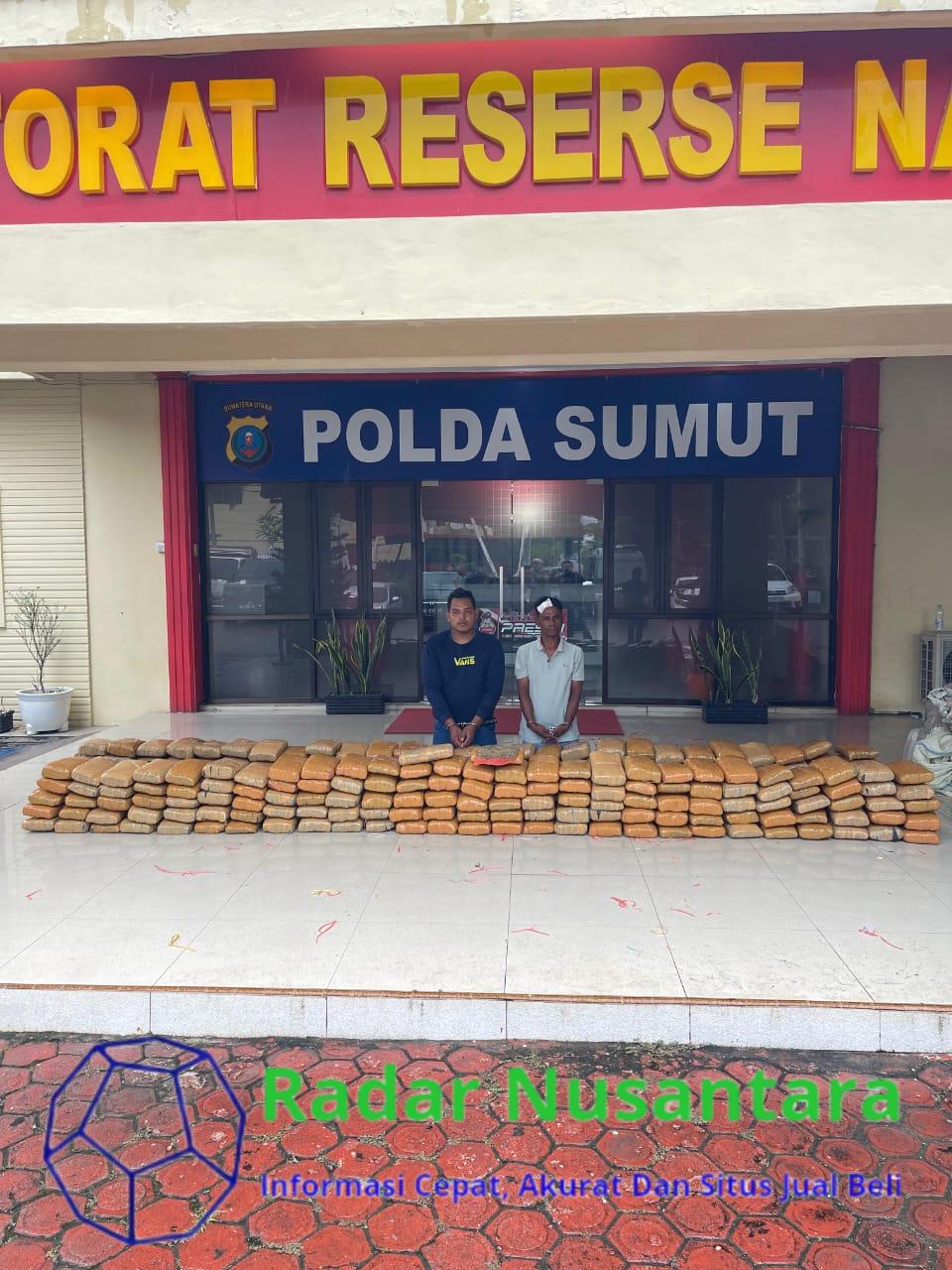 Polda Sumut gagalkan 272 kilogram ganja asal Aceh