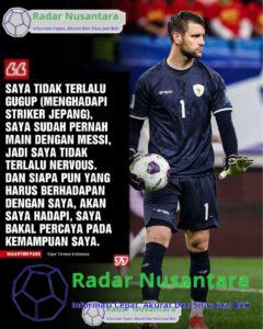 Maarten Paes: Saya Tidak Gugup Sama Sekali Menghadapi Striker Jepang