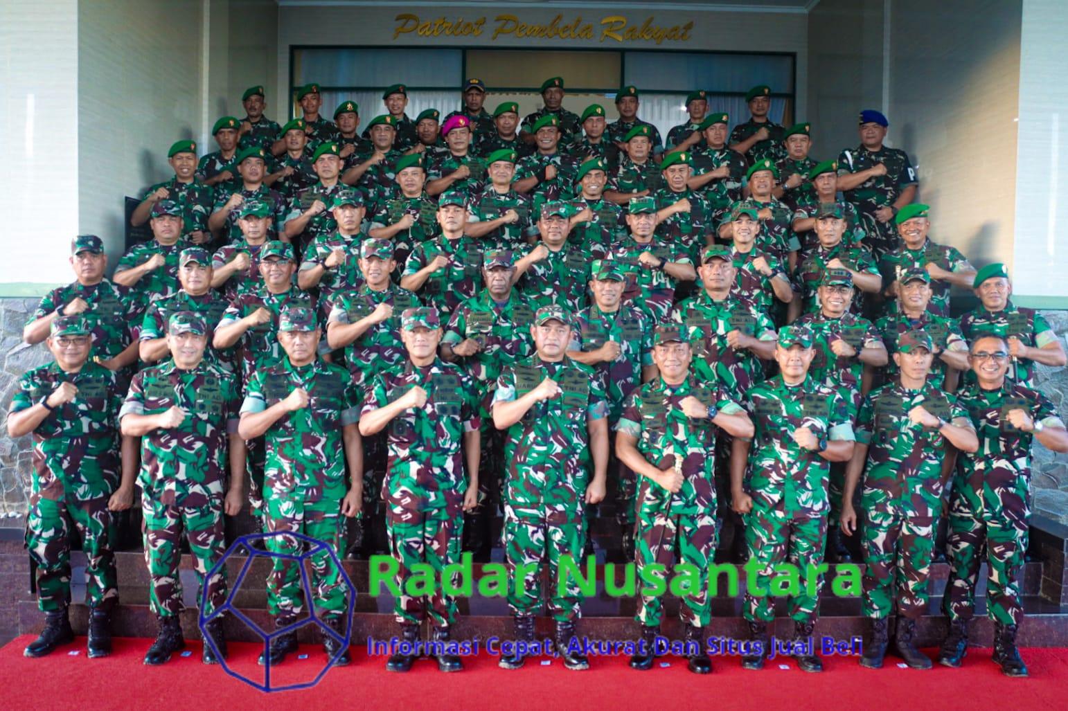 KSAD Kunker Di Kodam XVIII/Kasuari Tekankan Prajurit Tingkatkan Keimanan, Ketakwaan Dan Banyak Bersyukur