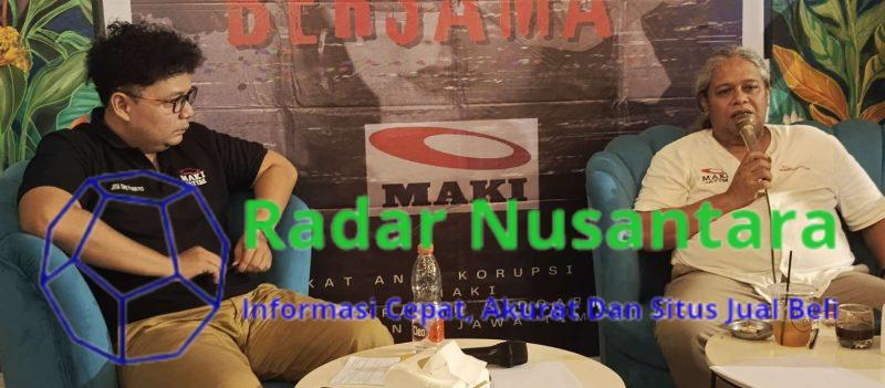 LSM MAKI Berharap Calon Kepala Daerah Sidoarjo Harus Berani Terbebas Dari Korupsi