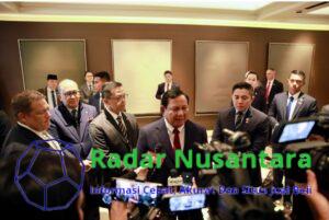 Presiden Prabowo Bertemu Dengan Menteri Pertahanan Amerika Serikat