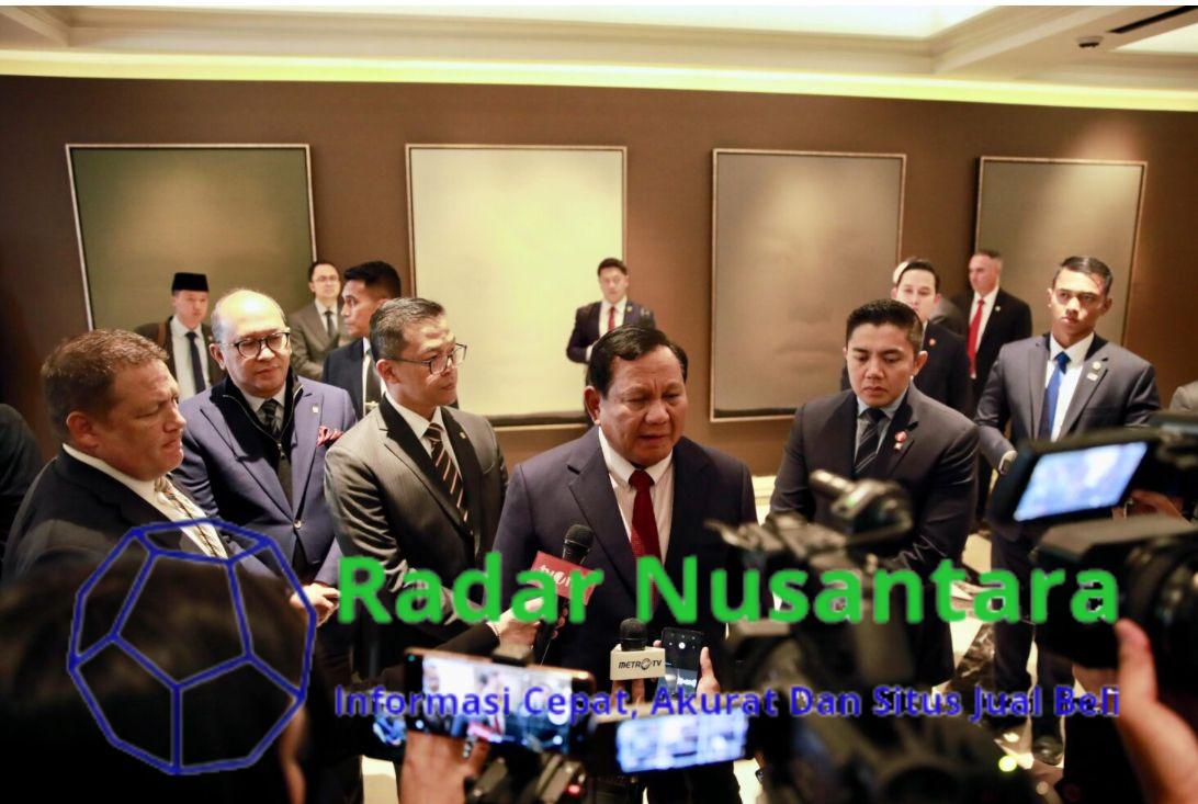 Presiden Prabowo Bertemu Dengan Menteri Pertahanan Amerika Serikat