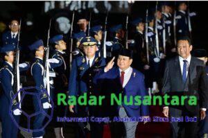 Kedatangan Presiden Prabowo Subianto di Peru Disambut Oleh Menteri Pertanian Peru