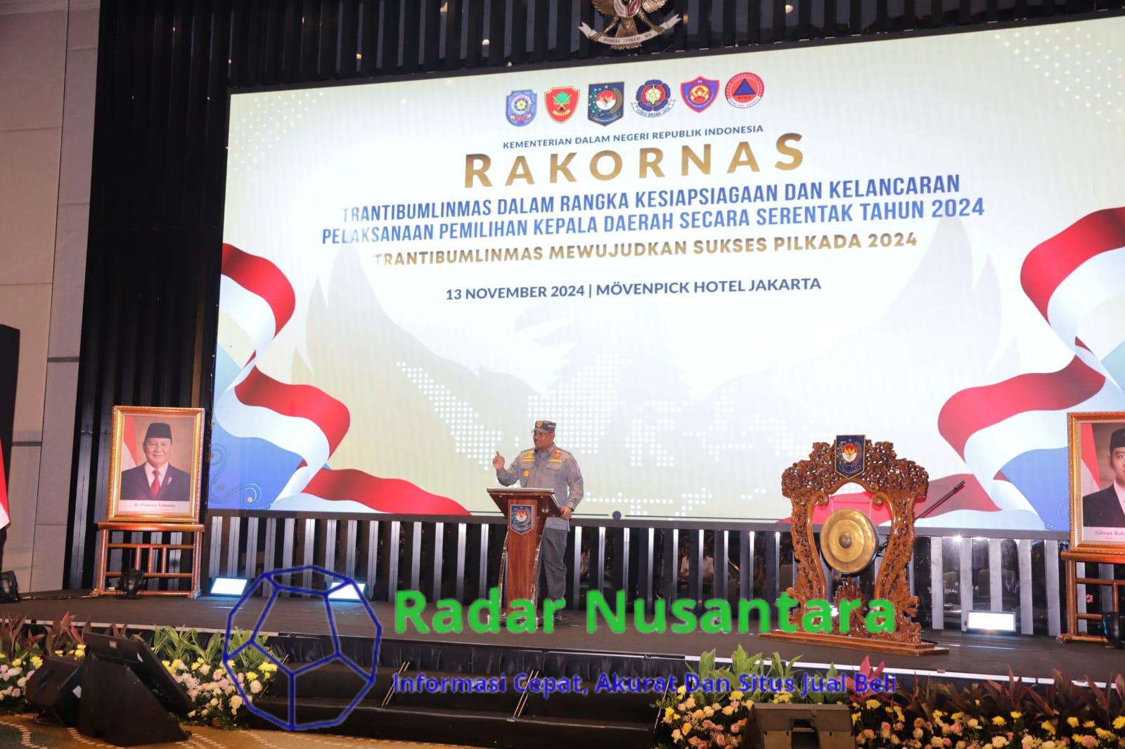 Tutup Rakornas Trantibumlinmas, Safrizal ZA : Pedomani Pesan Mendagri Kedepankan Humanisme