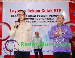 Wamendagri Bima Arya Apresiasi Capaian Rekam KTP-el di Gorontalo Sentuh Angka 99,27 Persen