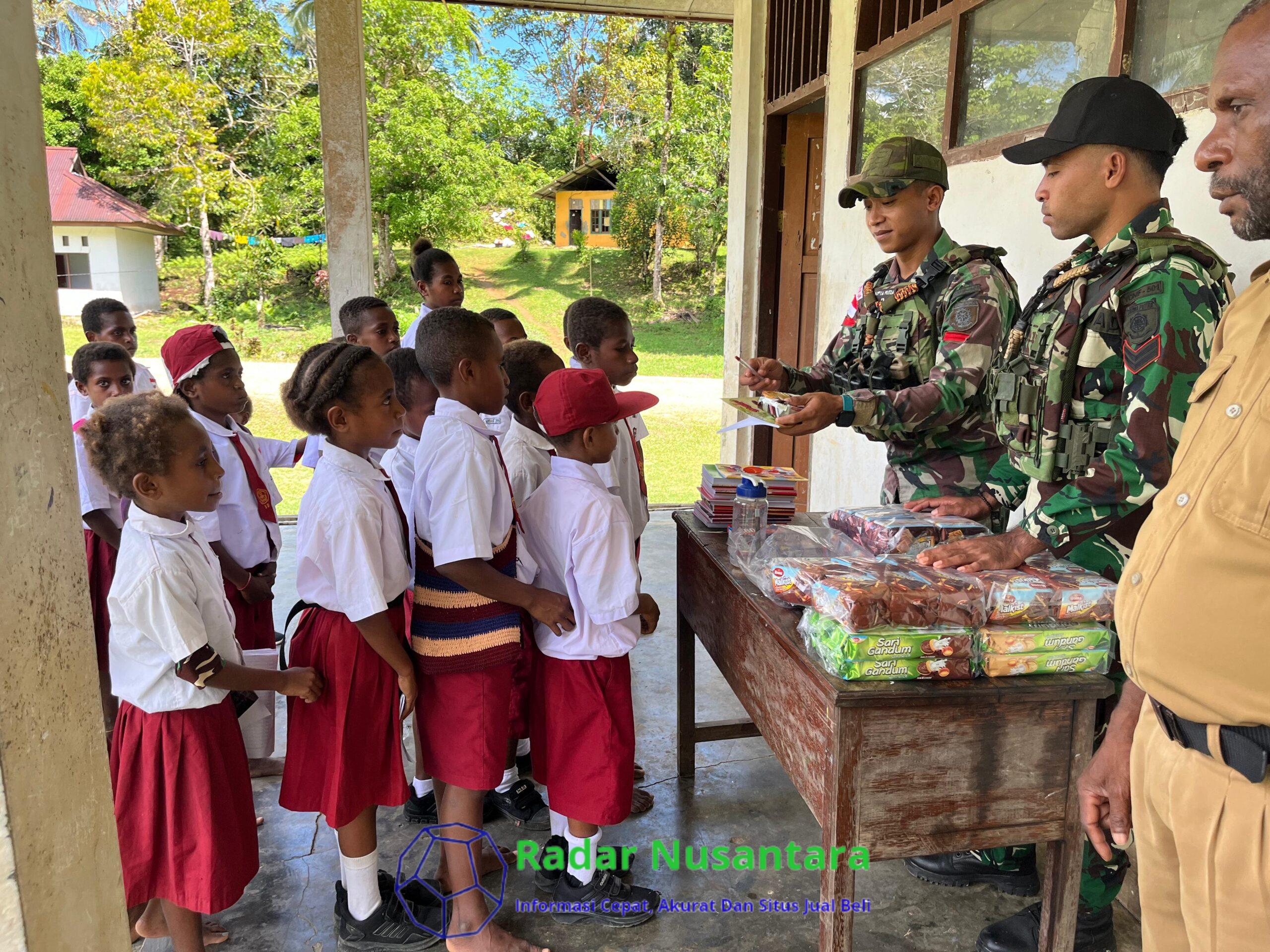 Habema's Distributed Stationeries Were Welcomed Happily By Mupas Children