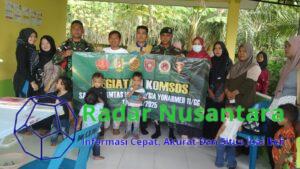 Satgas Pamtas Yonarmed 11 Kostrad Gelar Imunisasi dan Edukasi Gizi Anak di Sebatik Barat