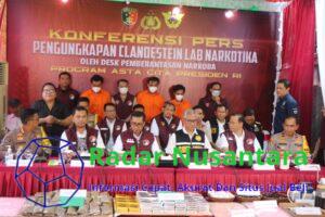 Polri Bongkar Jaringan Clandestine Lab Narkoba Senilai Rp 1,5 Triliun di Bali