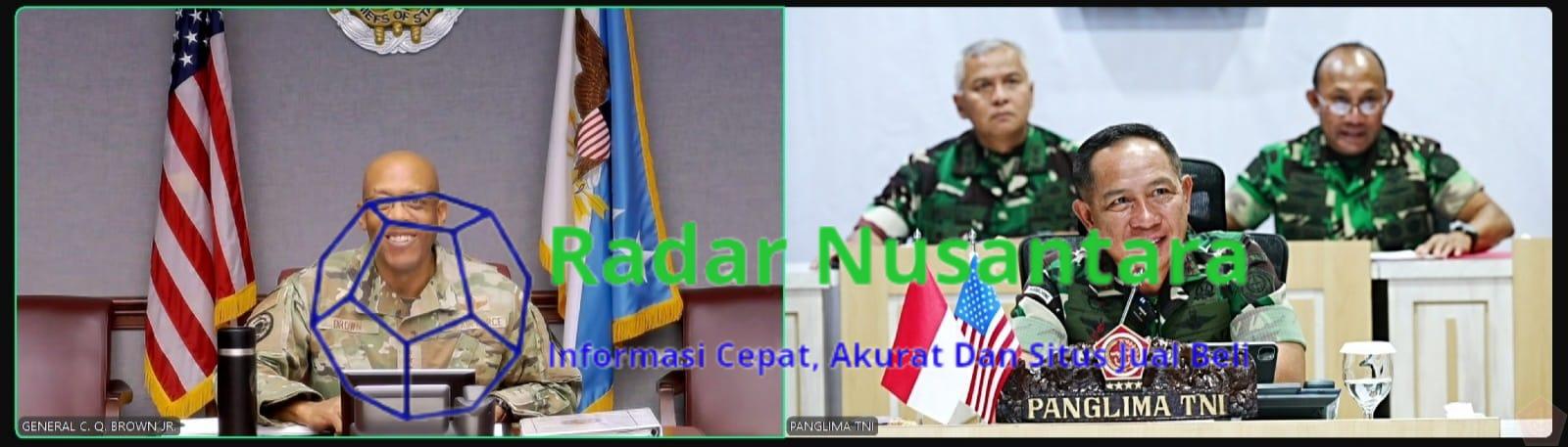 Peningkatan Kerja Sama Militer Indonesia-AS Melalui Vicon Panglima TNI