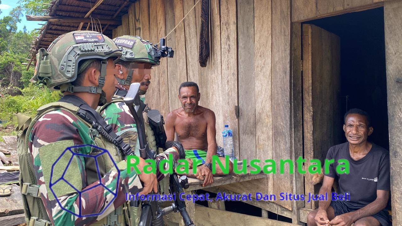Kiribun Residents Welcomed Habema Marines' Sosial Communication