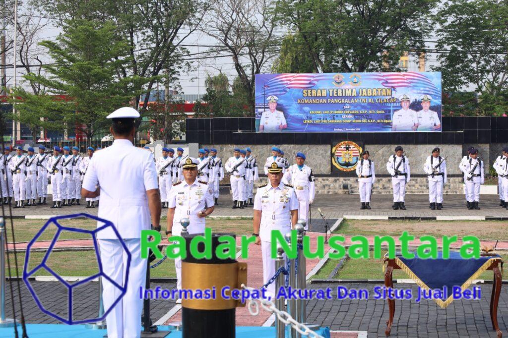 Komandan Lantamal V Pimpin Serah Terima Jabatan Danlanal Cilacap