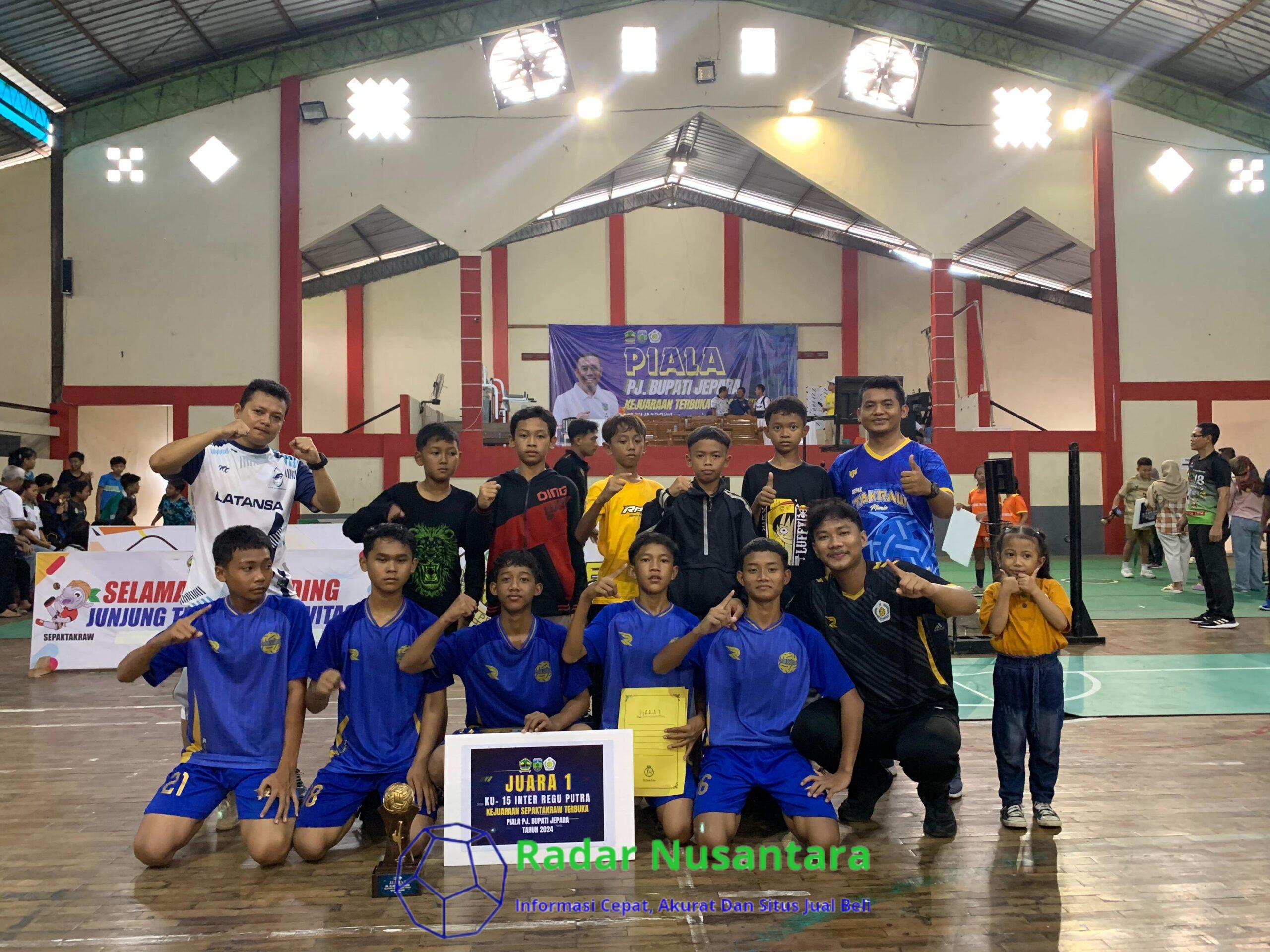 Kendal Juara KU- 15 Putera Piala Pj. Bupati Jepara 2024