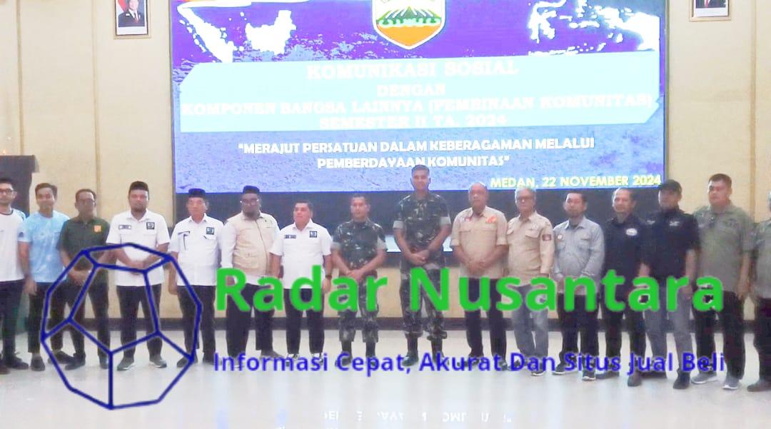 Ketua KSJ Provinsi Hadiri Sosialisasi Kodam 1/BB Bersama Komunitas Sosial Sumut