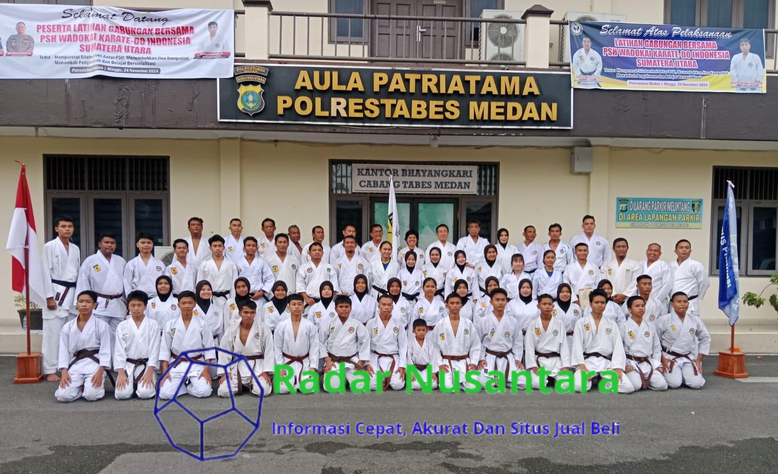 Kasi Was Polrestabes Medan Ajak Wadokai Pengprov Sumut Gelar Latihan Pemegang Sabuk Hitam di Mapolresta Medan