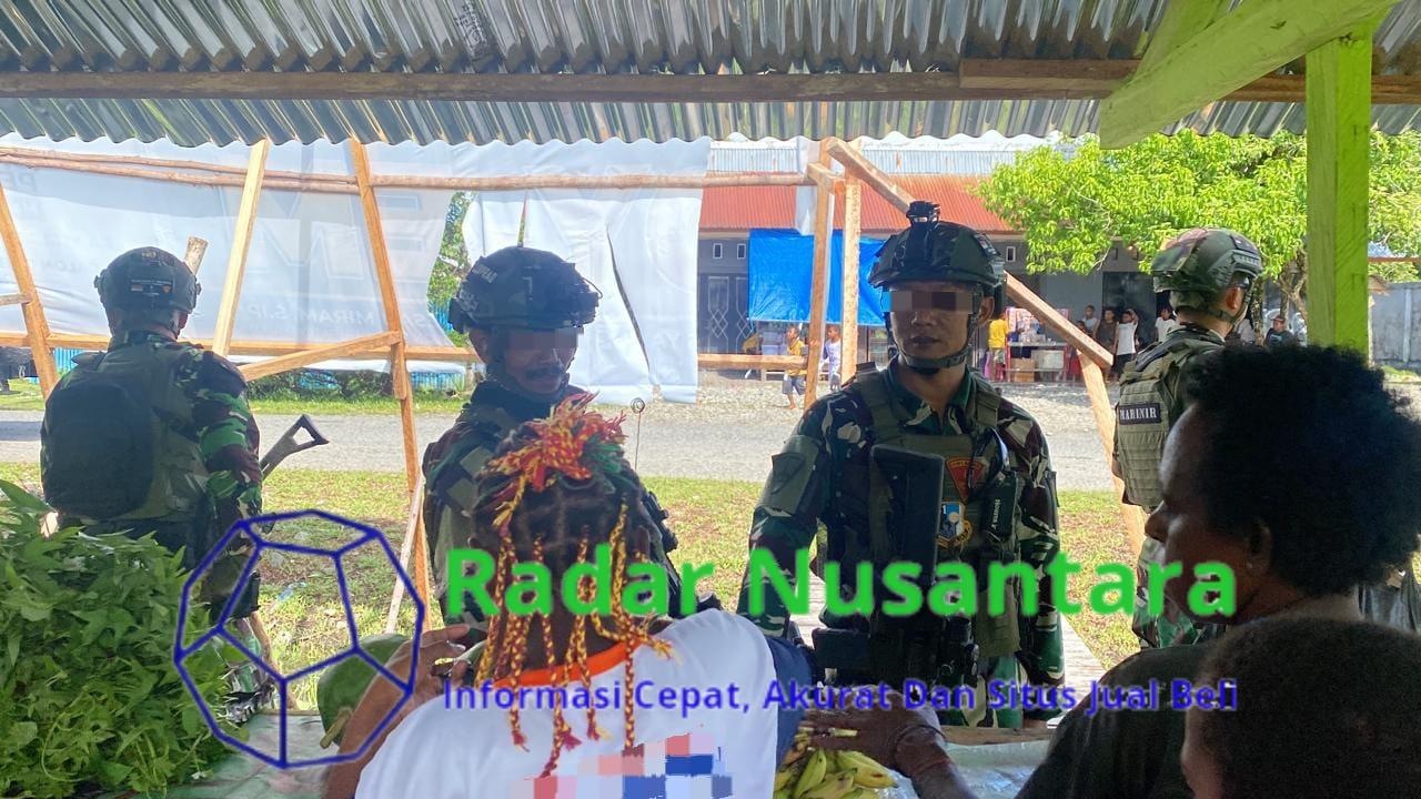 Muara Residents Welcomed Habema Marines' Rosita