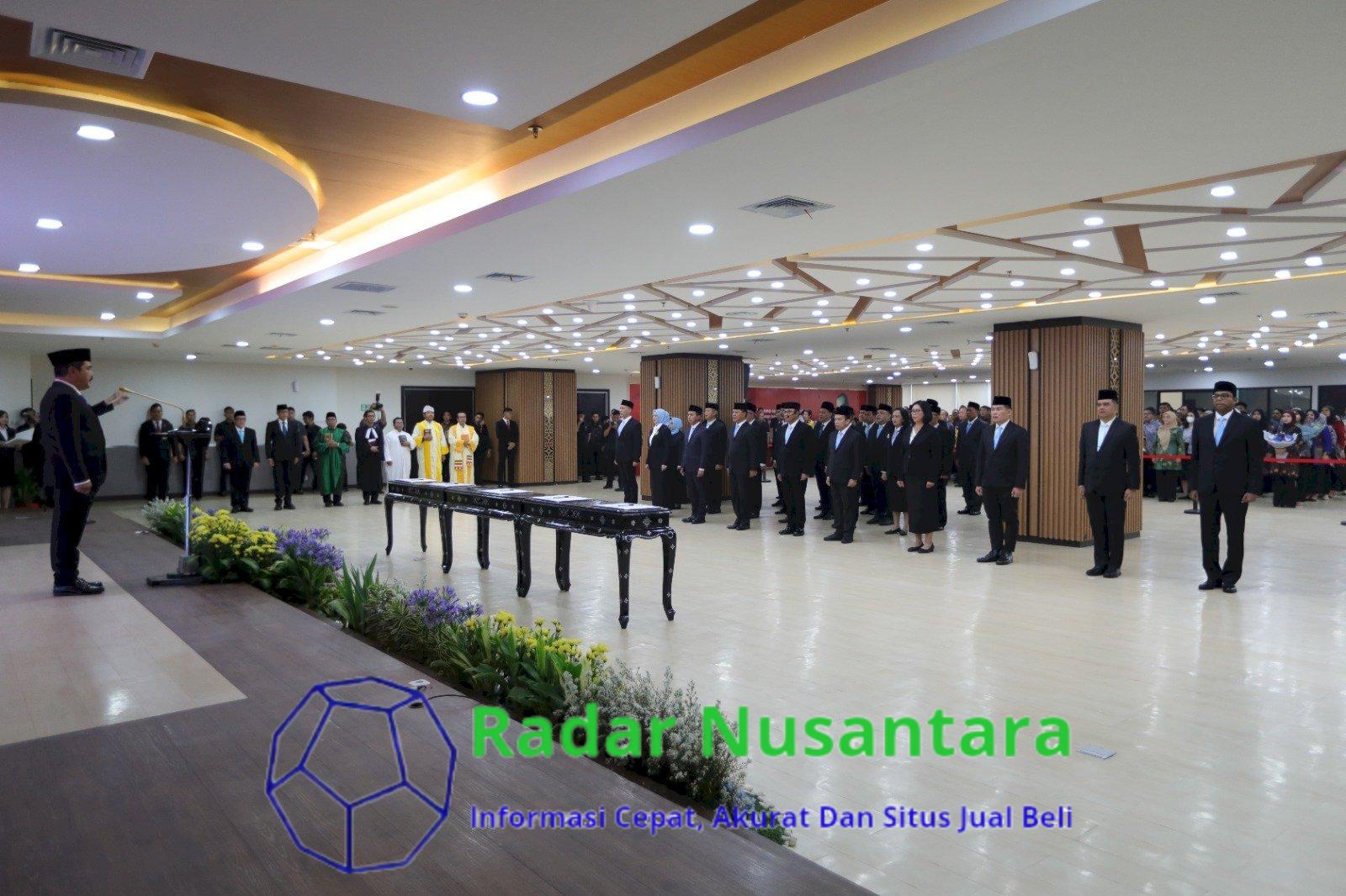 Menteri Imigrasi dan Permasyarakatan Lantik 33 Pimpinan Tinggi Menimipas dan 9 Pejabat Ditjenpas
