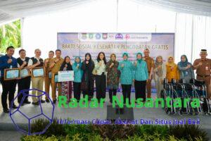 Ketum TP PKK Tinjau Bakti Sosial Kesehatan dan Pengobatan Gratis di Kabupaten Tangerang