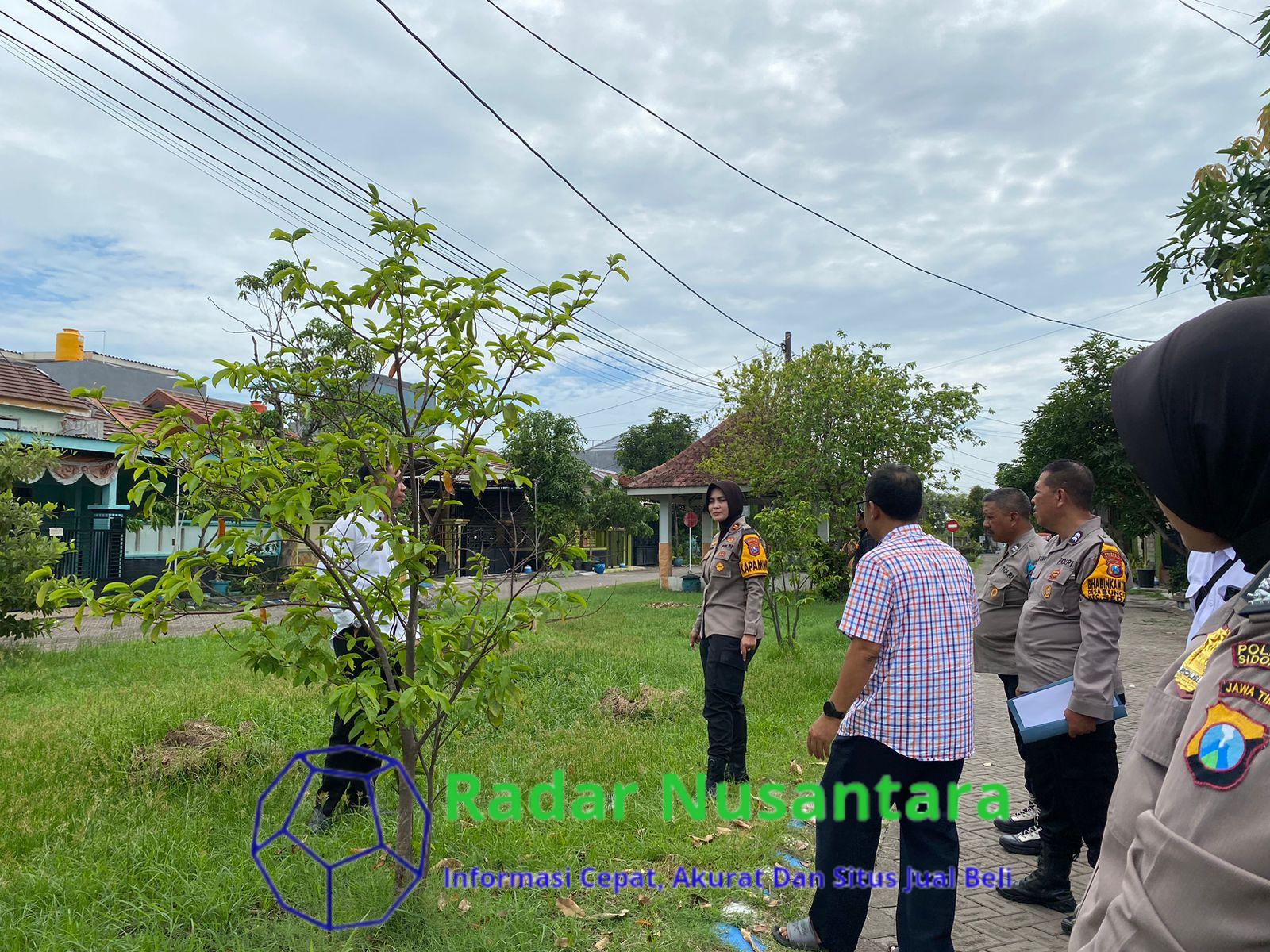 Polsek Sedati Siap Pekarangan Pangan Bergizi di Desa Buncitan
