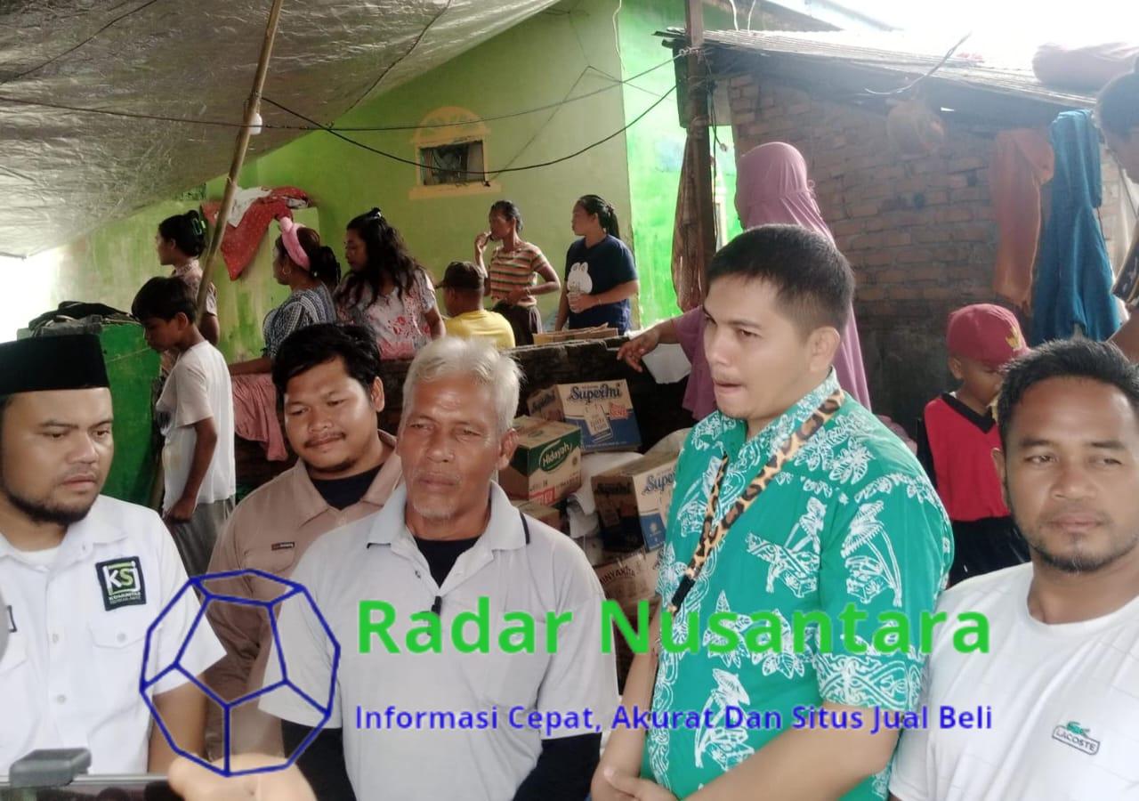 Korban kebakaran Bagan Deli : Rindu ini terobati saat Sang Pejuang Dhuafa dan KSJ. Hadir
