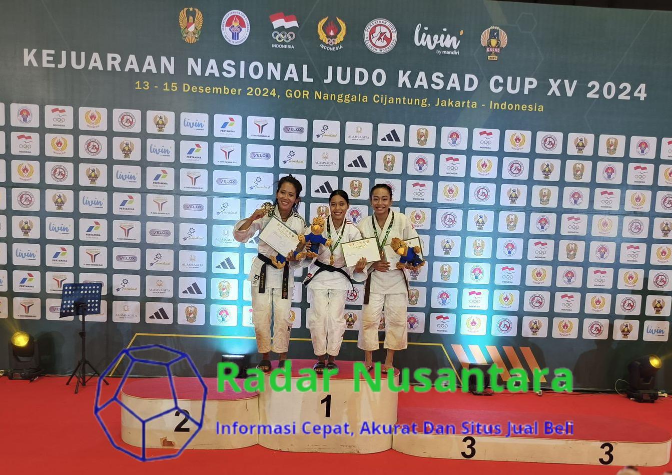 Bripda Maria Berlianda Harumkan Nama Polres Gresik di Kejuaraan Nasional Judo Kasad Cup XV 2024