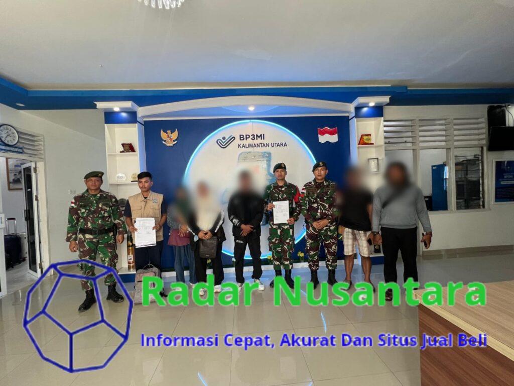 Satgas Pamtas Yonarmed 11 Kostrad Gagalkan Pengiriman 3 CPMI Ilegal ke Malaysia