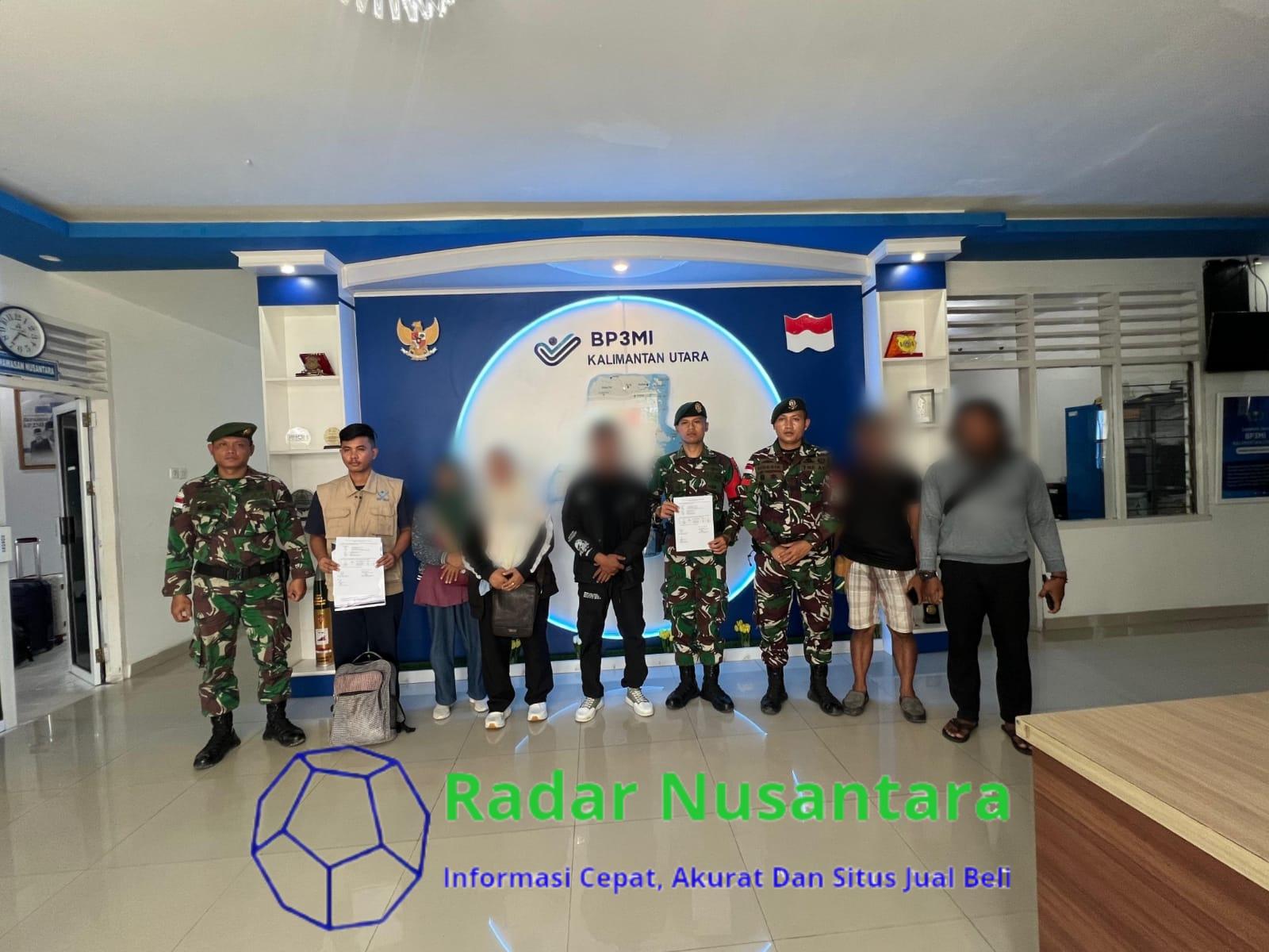 Satgas Pamtas Yonarmed 11 Kostrad Gagalkan Pengiriman 3 CPMI Ilegal ke Malaysia