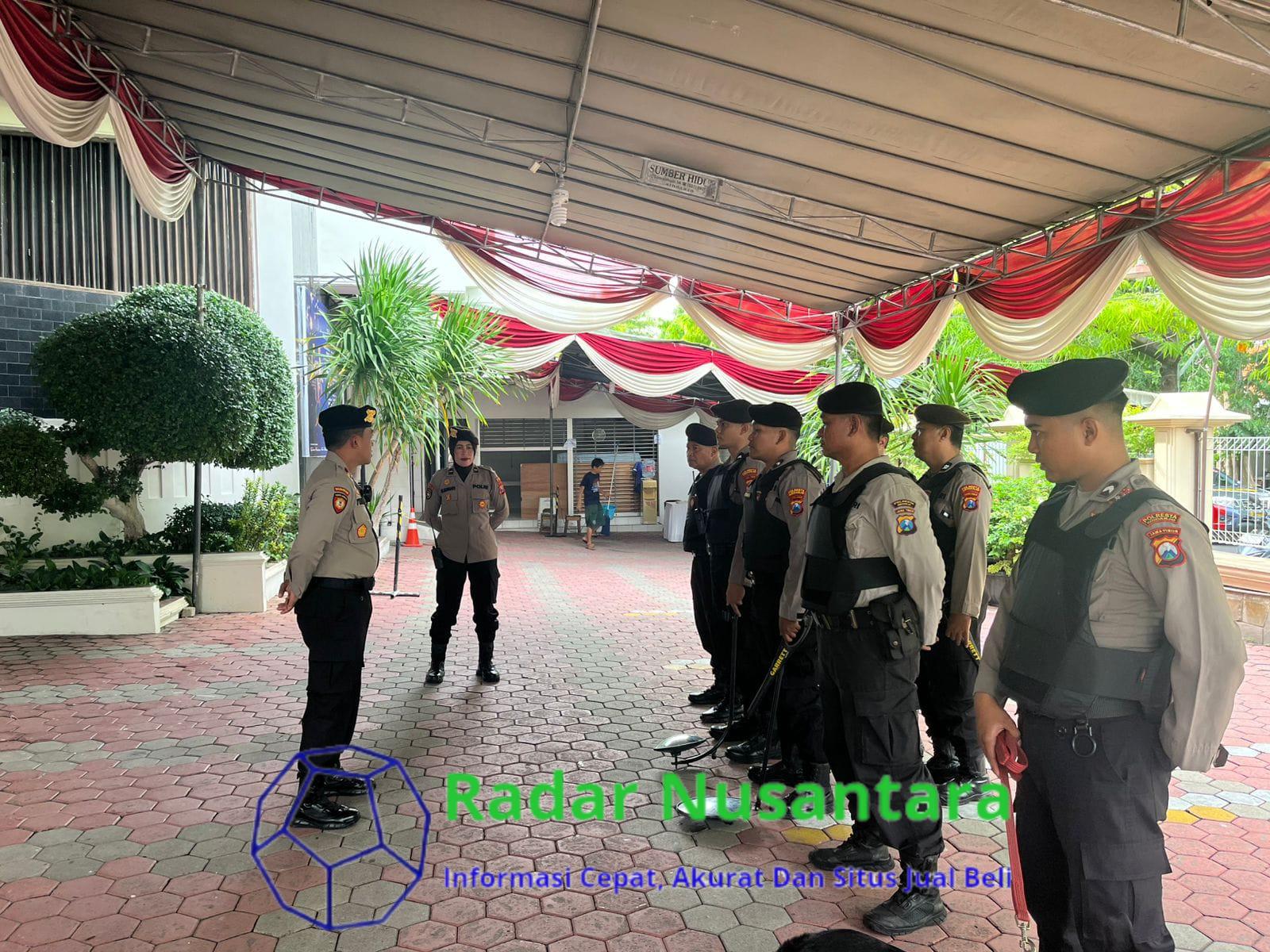 Sat Samapta Polresta Sidoarjo Patroli Gereja Jelang Natal