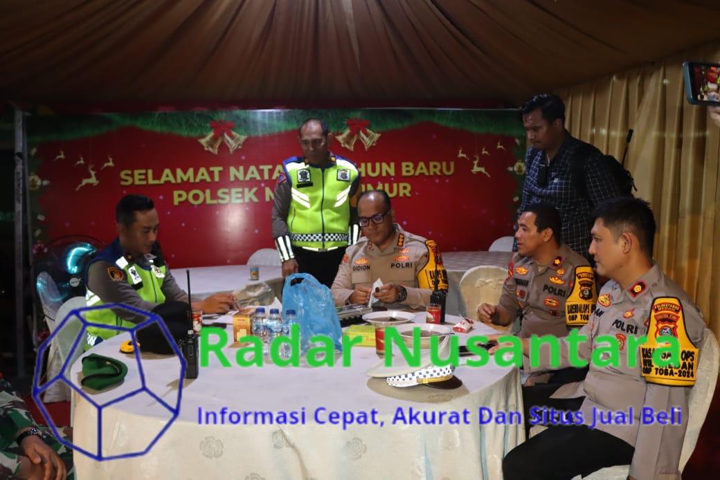 Kapolrestabes Medan Cek Pospam Nataru Pastikan Kesiapan Personel