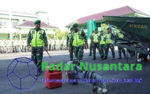 Dandim Bojonegoro Pimpin Apel Gelar Pasukan Kesiapsiagaan Antisipasi Bencana Alam