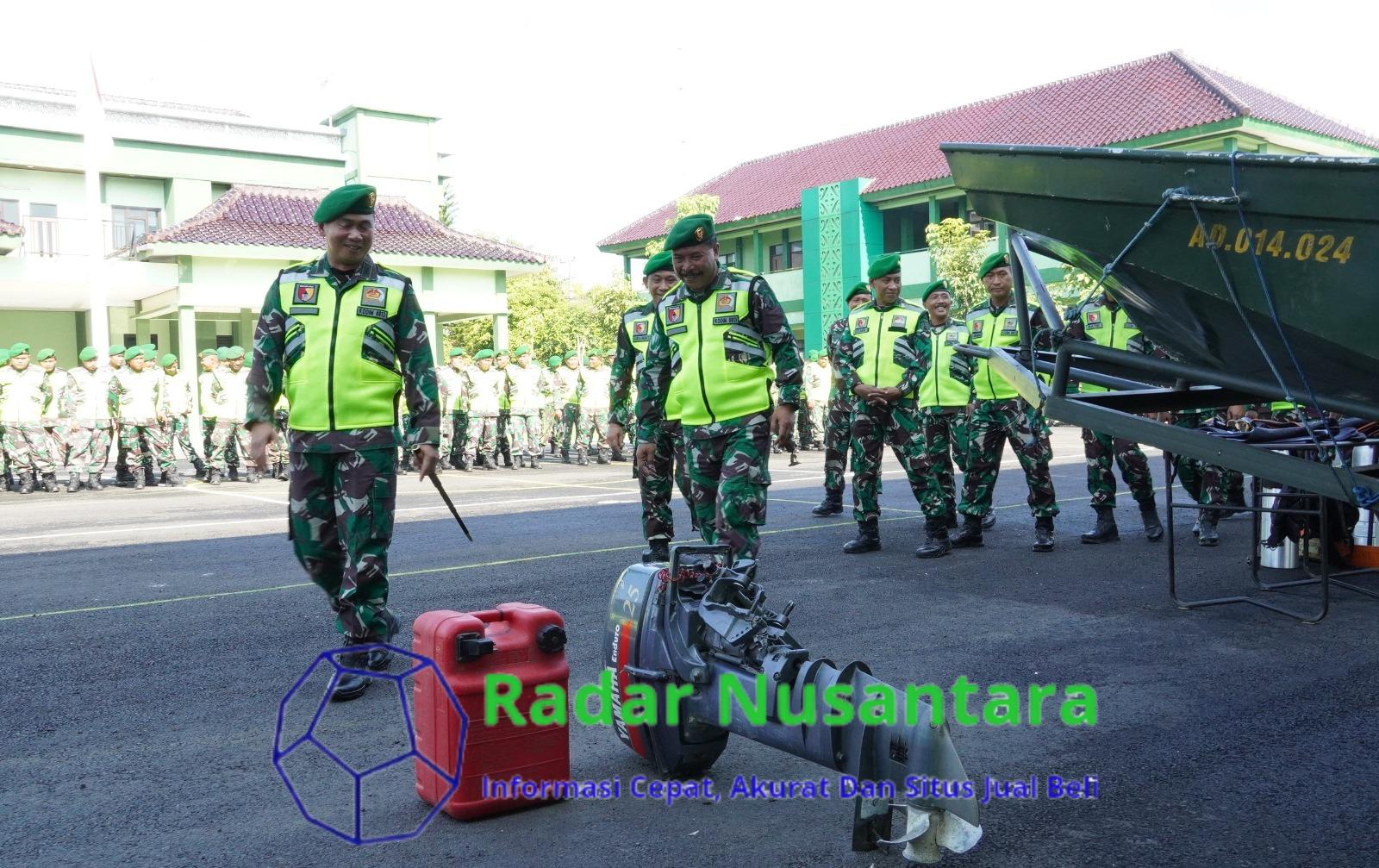 Dandim Bojonegoro Pimpin Apel Gelar Pasukan Kesiapsiagaan Antisipasi Bencana Alam