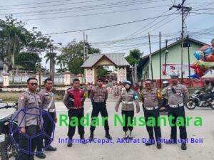 Sinergi Tni, Polri dan Banser Serta Dishub Jaga Keamanan Ibadah Digereja Berjalan Aman Dan Kondusif