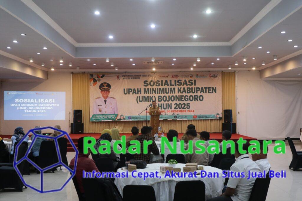 Naik 6,5 %, Besaran UMK Bojonegoro Tahun 2025 Rp 2.525.132