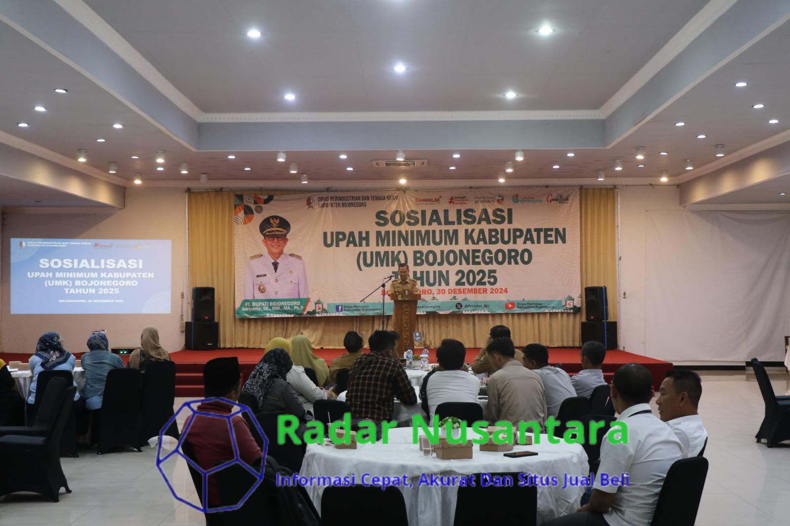Naik 6,5 %, Besaran UMK Bojonegoro Tahun 2025 Rp 2.525.132