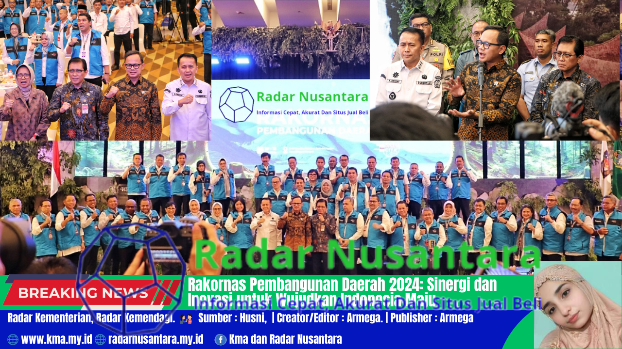 Rakornas Pembangunan Daerah 2024: Sinergi dan Inovasi untuk Wujudkan Indonesia Maju