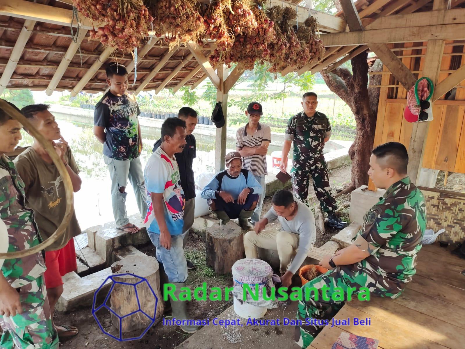 Kodim 0610 Memberikan Edukasi ke Poktan Bidang Peternakan