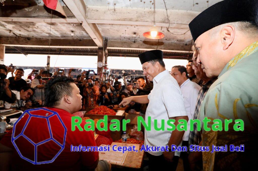 Tinjau Pasar Induk Tanah Tinggi, Mendagri: Inflasi Terkendali, Daya Beli Masyarakat Masih Terjaga