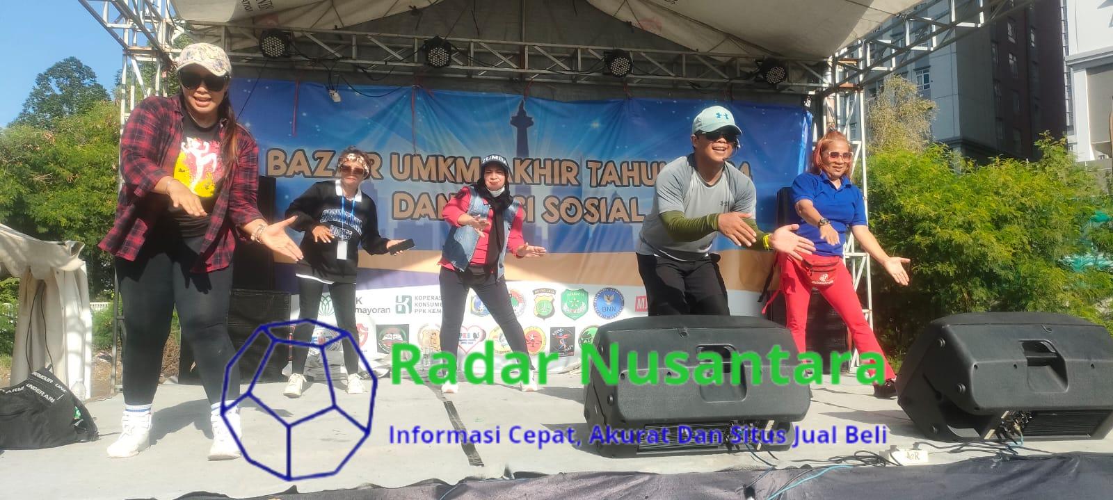 Sanggar Bunda Ririe Senam Sehat Bersama Tim Meramaikan Warga Masyarakat Kemayoran Jakarta