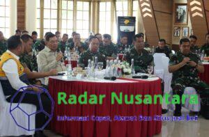 Wakasad Dampingi Menhan RI Tinjau Rencana Pembangunan Fasilitas Latihan Tempur Multidimensi Pusdikpassus