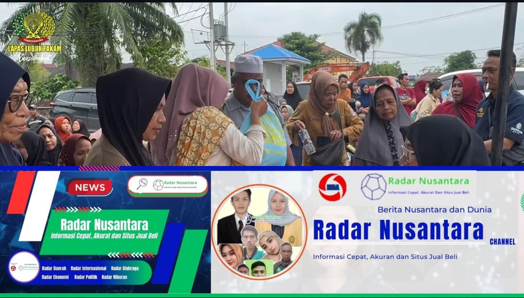Lapas Lubuk Pakam membuat kegiatan Bakti Sosial dari Menteri Imigrasi dan Pemasyarakatan (Imipas)