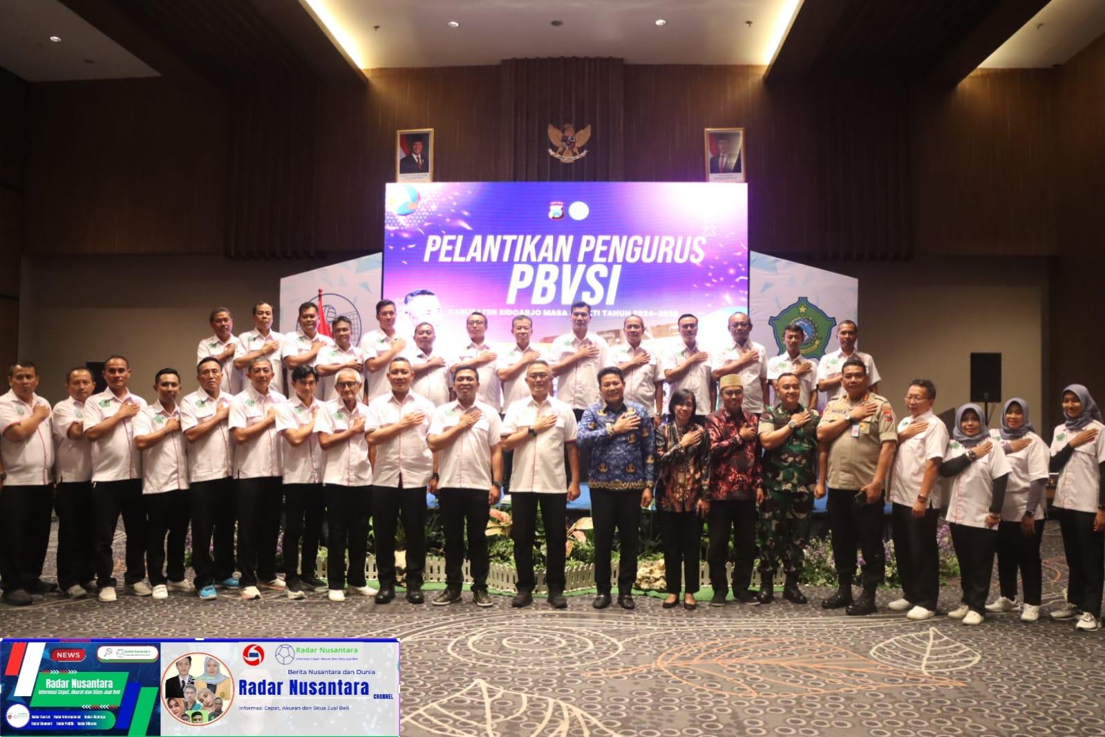 Kapolda Jatim Lantik Pengurus PBVSI Kabupaten Sidoarjo Masa Bhakti 2024-2028