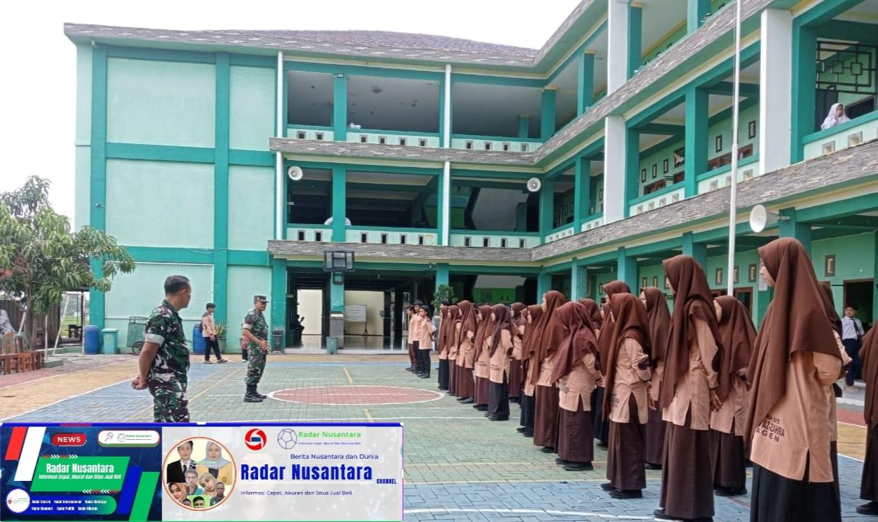 Babinsa Bekali Pelatihan Dasar Kepemimpinan Siswa
