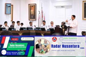 Presiden Prabowo Apresiasi Kabinet dalam Menjalankan Mandat Rakyat