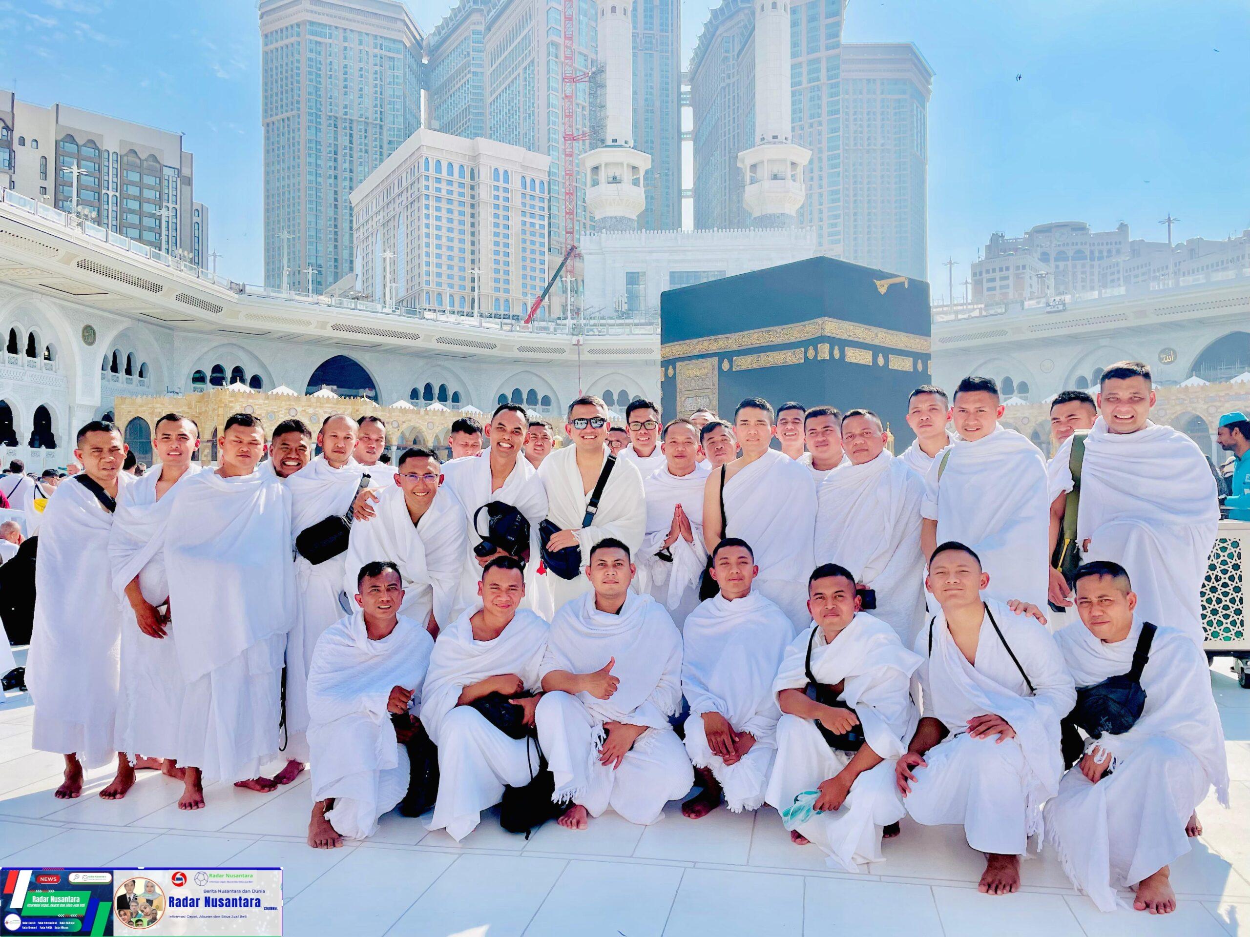 Ungkap Rasa Syukur, Prajurit KRI Diponegoro-365 Laksanakan Ibadah Umroh Terpimpin