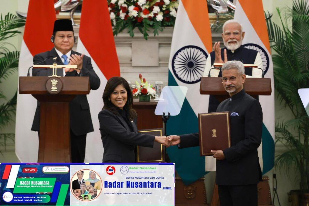 Indonesia dan India Sepakat Untuk Memperkuat Kemitraan Diberbagai Sektor