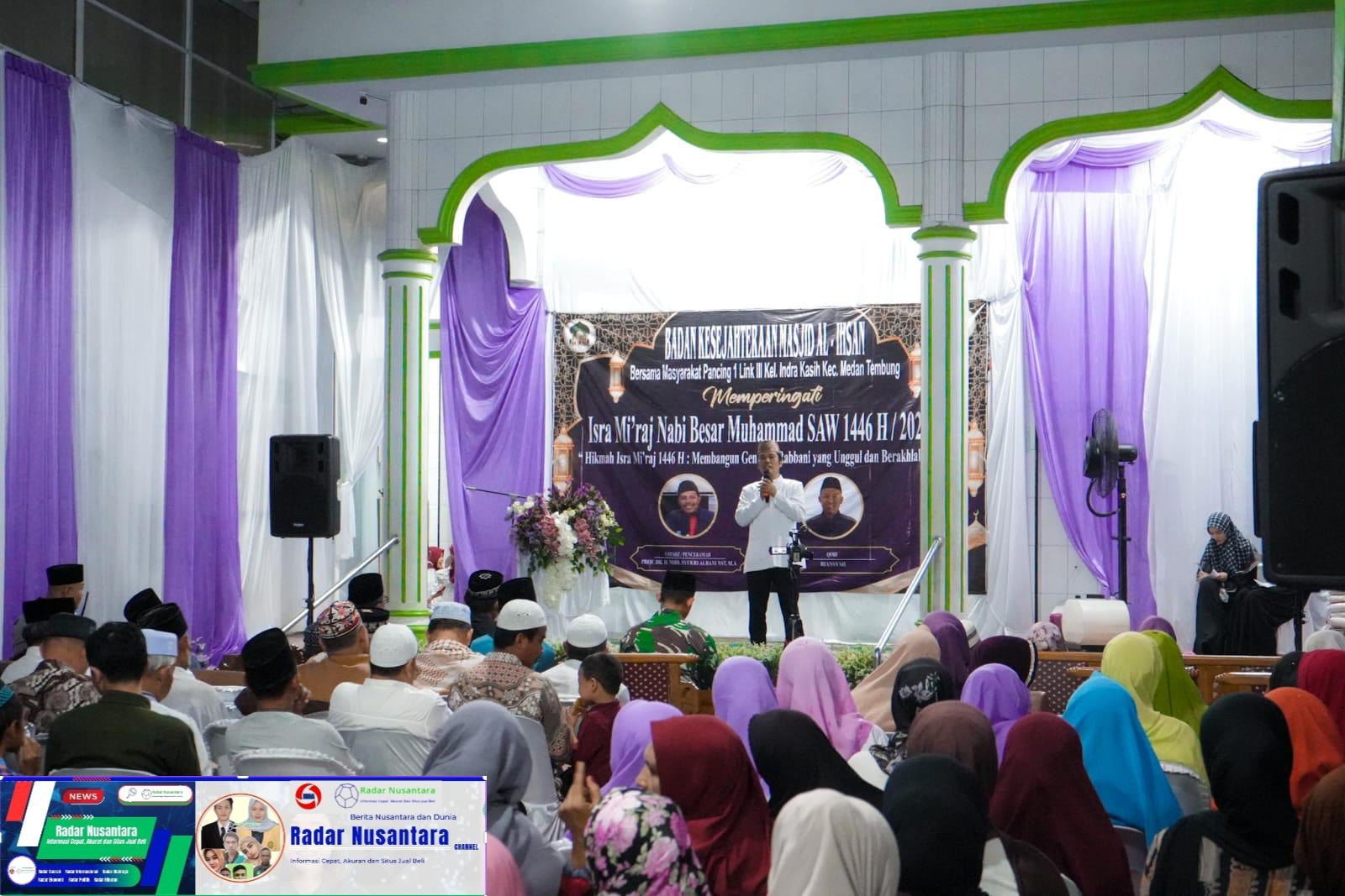 Pemko Medan Apresiasi Peringatan Isra Mikraj BKM Al-Ihsan