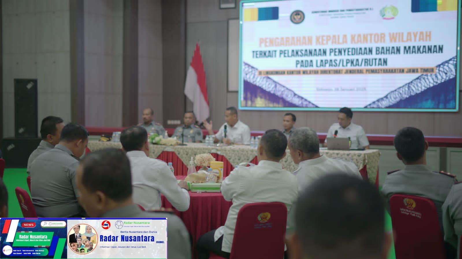 Kanwil Ditjenpas Jatim Dorong Kualitas-Transparansi Pelayanan Bama & Proyek Konstruksi Lapas